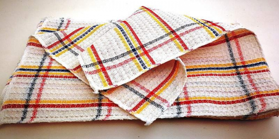 gallery/multi check dish cloth